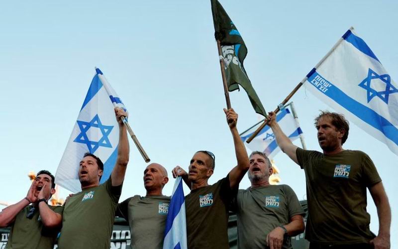 以色列退伍间谍抗议政府的司法改革